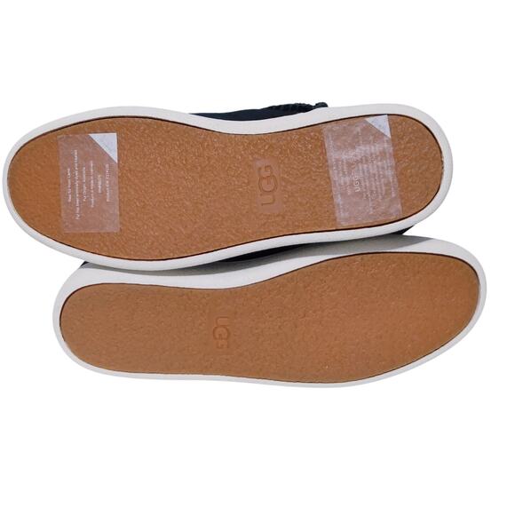 UGG MIKA Black Suede Sheepskin Leather Sneaker Ankle Snow Boots Womens US 7 - Picture 5 of 9